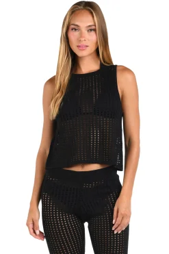 Sunshine 79 Matching Sets|Tops-Crochet Tank Top