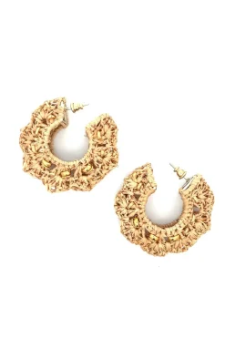 Gas Bijoux Jewelry-Crocus Hoop Earrings