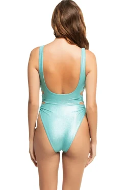 Summerful Monokini / Cut Out|High Leg-Curacao One Piece Swimsuit