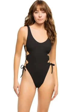 Summerful High Leg|Tank-Curacao One Piece Swimsuit