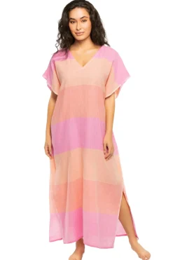 Lemlem Caftans-Dalila V-Neck Caftan