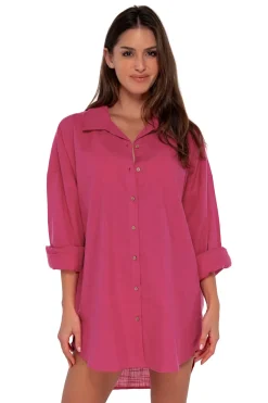 Sunsets Shirt Dresses-Delilah Boy Shirt