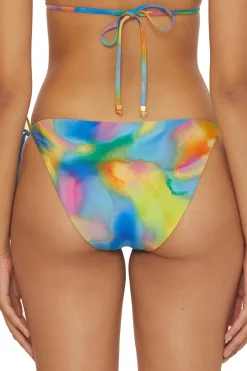Becca by Rebecca Virtue Tie Side|Hipster-Demi Reversible Tie Side Hipster Bikini Bottom