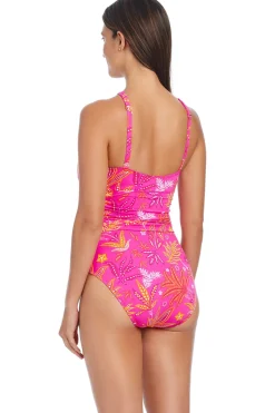 Bleu Rod Beattie High Neck|One Pieces-Desert Bloom One Piece Swimsuit