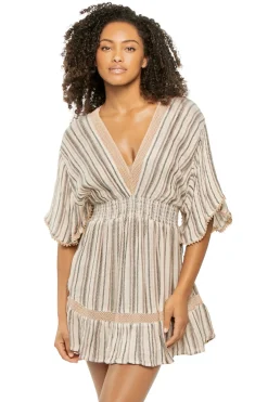 Surf Gypsy Sundresses-Desert Stripe Mini Dress