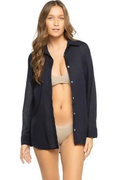 Sundry Shirt Dresses-Destinations Oversized Shirt Dress