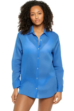 Sundry Shirt Dresses-Destinations Oversized Shirt Dress