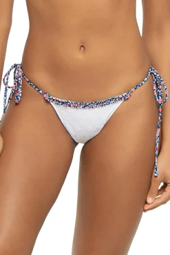 Frankies Bikinis High Leg|Tie Side-Divine Tie Side Brazilian Bikini Bottom