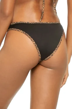 Frankies Bikinis X Bella Hadid High Leg|Brazilian / Cheeky-Dove High Leg Bikini Bottom