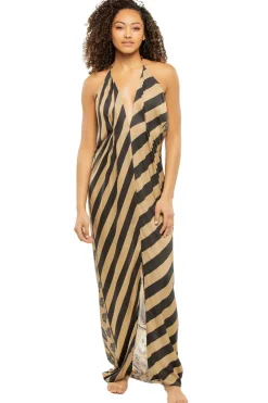 Verandah Sundresses-Draped Maxi Dress