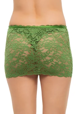Frankies Bikinis Bottoms-Dylan Lace Mini Skirt