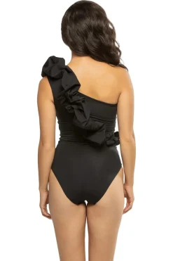 Maygel Coronel Asymmetrical|One Pieces-Elena Asymmetrical One Piece Swimsuit