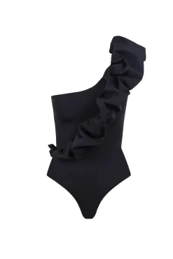 Maygel Coronel Asymmetrical|One Pieces-Elena Asymmetrical One Piece Swimsuit