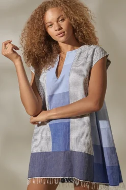 Lemlem Tunics-Elina Short Caftan