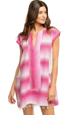 Lemlem Tunics-Elina Short Caftan