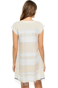 Lemlem Caftans|Tunics-Elina Short Caftan