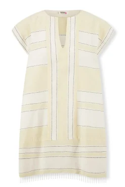 Lemlem Caftans|Tunics-Elina Short Caftan