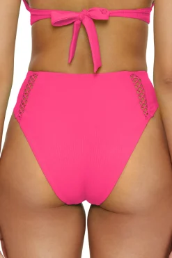 Becca by Rebecca Virtue High Leg|High Waist-Elise High Waist Bikini Bottom