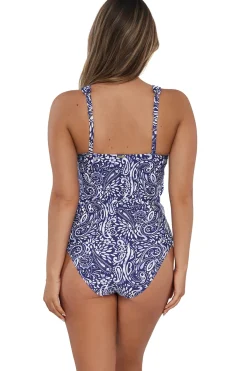 Sunsets Tank|Tankinis-Elsie Underwire Tankini Top (D+ Cup)