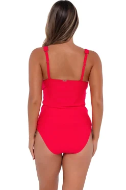 Sunsets Tank|Tankinis-Elsie Underwire Tankini Top (D+ Cup)