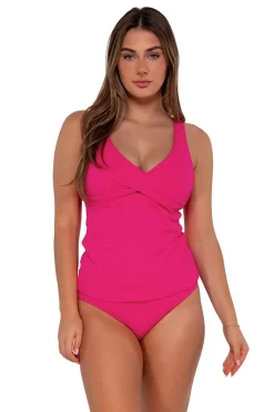 Sunsets Tank|Tankinis-Elsie Underwire Tankini Top (D+ Cup)