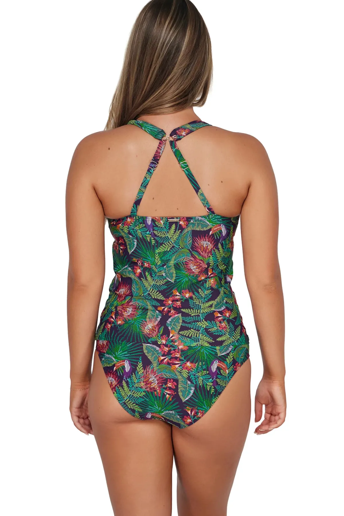 Sunsets Tank|Tankinis-Elsie Underwire Tankini Top (D+ Cup)