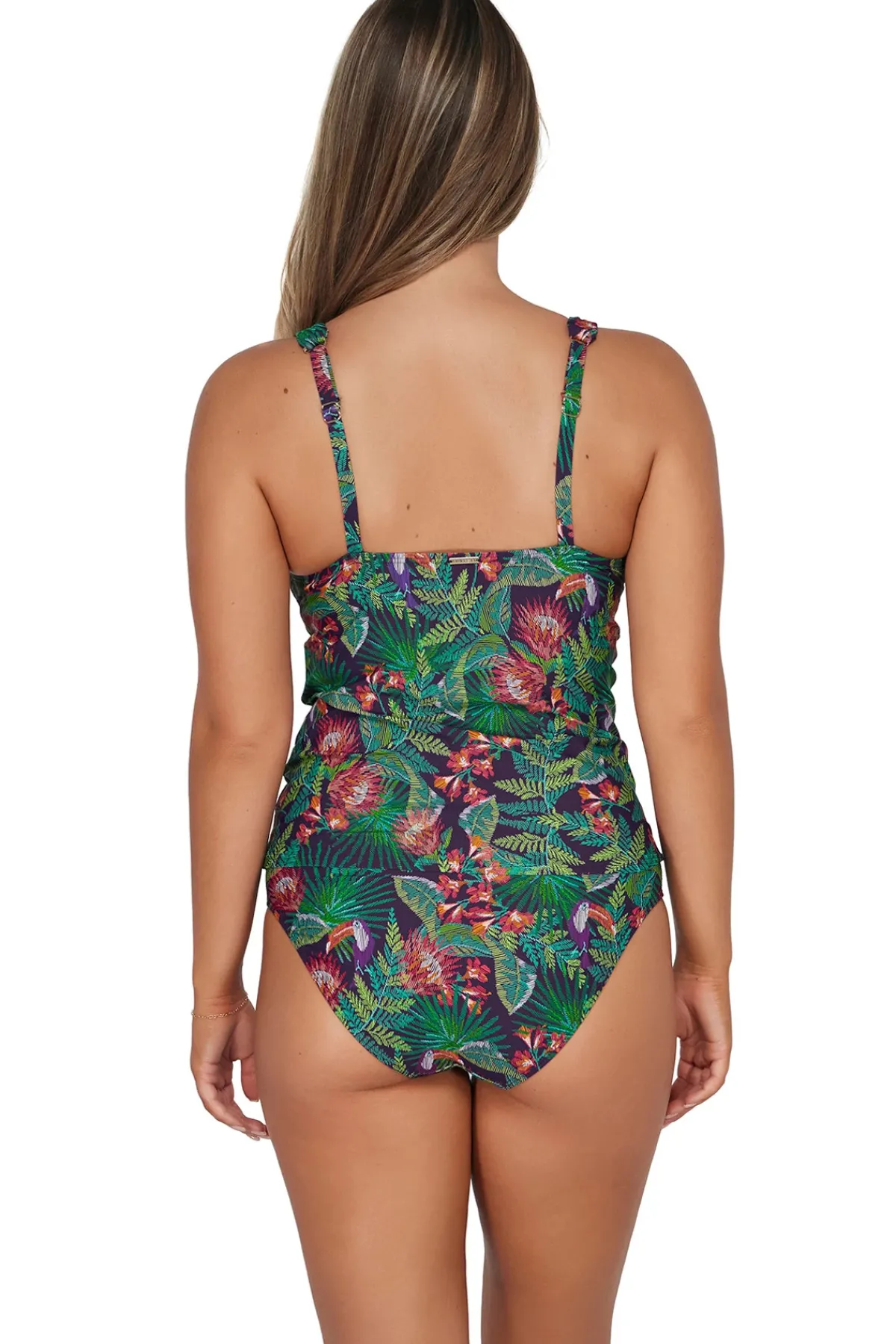 Sunsets Tank|Tankinis-Elsie Underwire Tankini Top (D+ Cup)