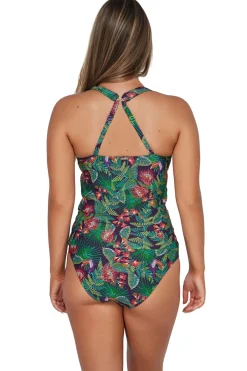 Sunsets Tank|Tankinis-Elsie Underwire Tankini Top (E-H Cup)