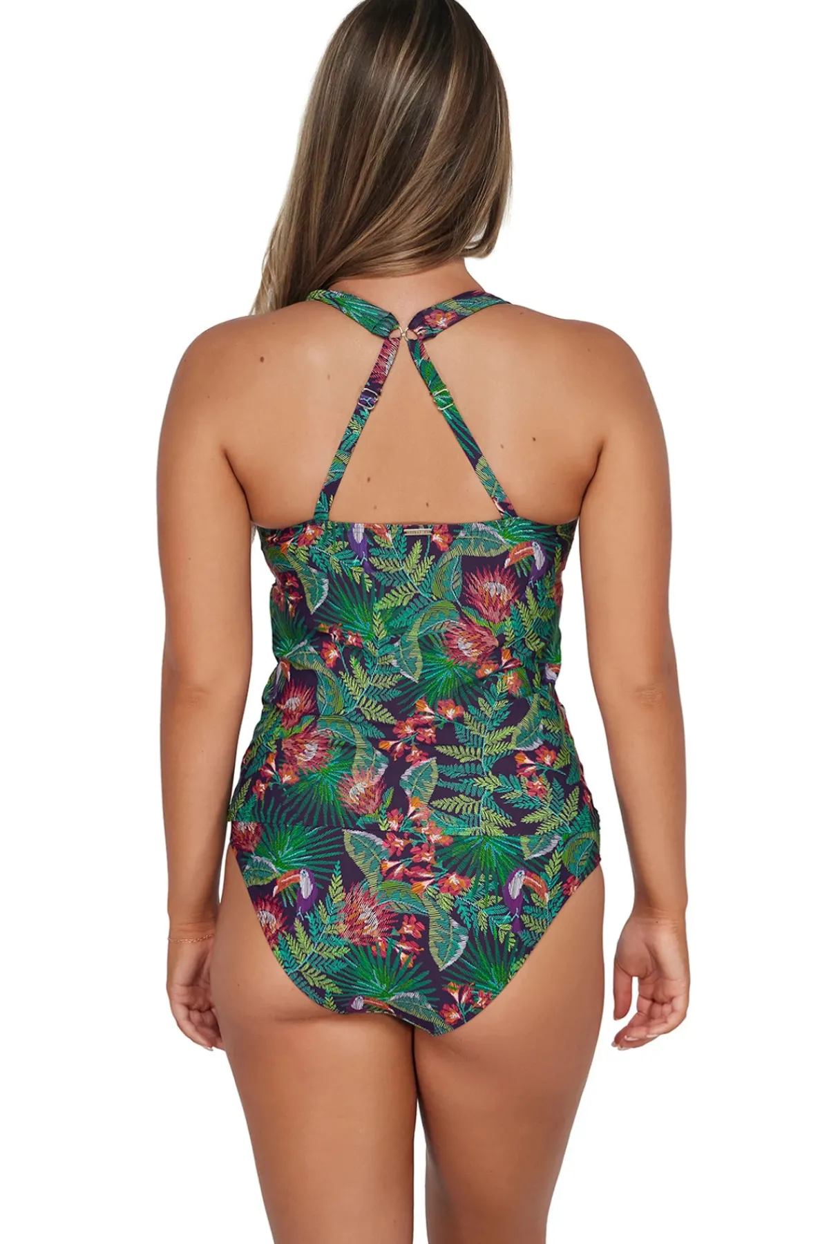 Sunsets Tank|Tankinis-Elsie Underwire Tankini Top (E-H Cup)