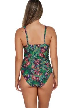 Sunsets Tank|Tankinis-Elsie Underwire Tankini Top (E-H Cup)