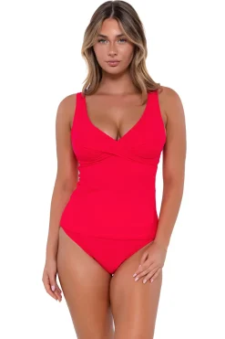 Sunsets Tank|Tankinis-Elsie Underwire Tankini Top (E-H Cup)