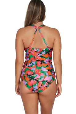 Sunsets Tank|Tankinis-Elsie Underwire Tankini Top (E-H Cup)