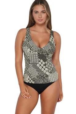 Sunsets Tank|Tankinis-Elsie Underwire Tankini Top (D+ Cup)