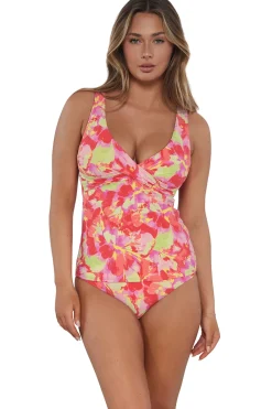 Sunsets Tank|Tankinis-Elsie Underwire Tankini Top (E-H Cup)