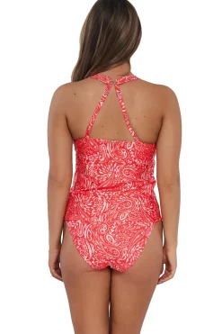 Sunsets Tank|Tankinis-Elsie Underwire Tankini Top (D+ Cup)