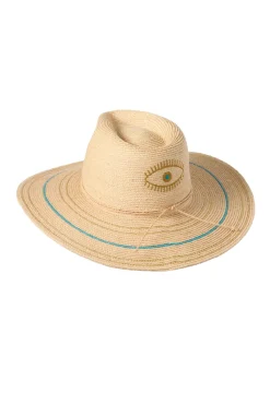 San Diego Hat Hats-Embroidered Evil Eye Hat