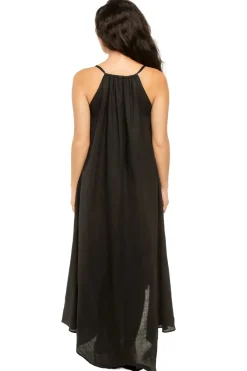 Greek Archaic Kori Sundresses-Embroidered Metallic Maxi Dress