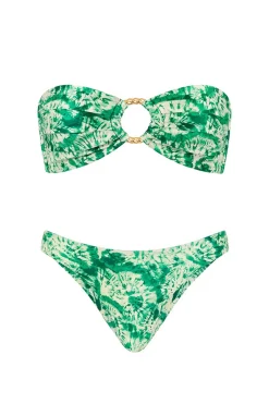Kulani Kinis High Leg|Hipster-Emerald Tides Hipster Bikini Bottom