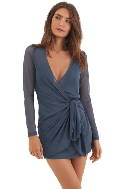 Vix Swimwear Sundresses-Emily Long Sleeve Mini Dress