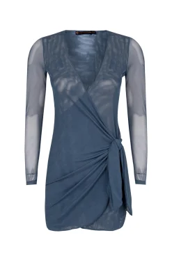 Vix Swimwear Sundresses-Emily Long Sleeve Mini Dress