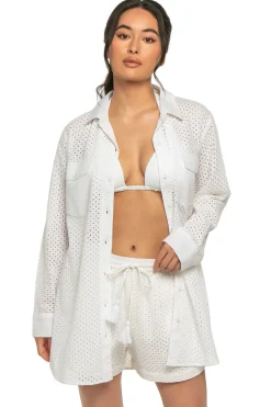 Tommy Bahama Matching Sets|Shirt Dresses-Eyelet Cove Boyfriend Shirt