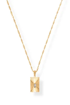 Ellie Vail Jewelry-Fatima Sunburst Tag Necklace