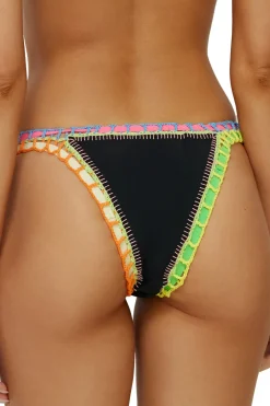PQ X Ferrarini High Leg|Brazilian / Cheeky-Ferrarini Brazilian Bikini Bottom