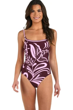 La Blanca One Pieces-Fiji Flora One Piece Swimsuit