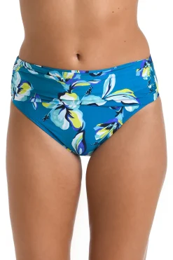 La Blanca High Waist|Bikinis-Fiji Tropics Banded High Waist Bikini Bottom