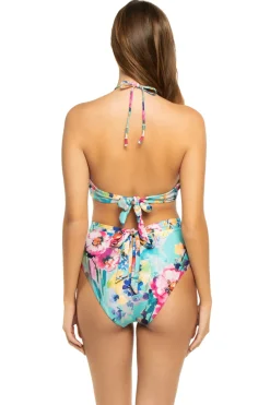 Cosita Linda Halter|Bandeau-Floral Bandeau Bikini Top