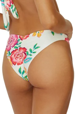 PQ Swim High Leg|Brazilian / Cheeky-Floral Brazilian Bikini Bottom