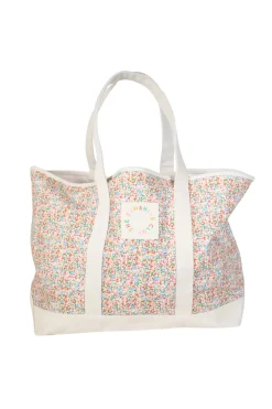 Sunshine Tienda Bags-Floral Canvas Tote