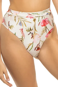 PatBo High Leg|High Waist-Floral High Waist Bikini Bottom
