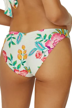 PQ Swim High Leg|Hipster-Floral Hipster Bikini Bottom